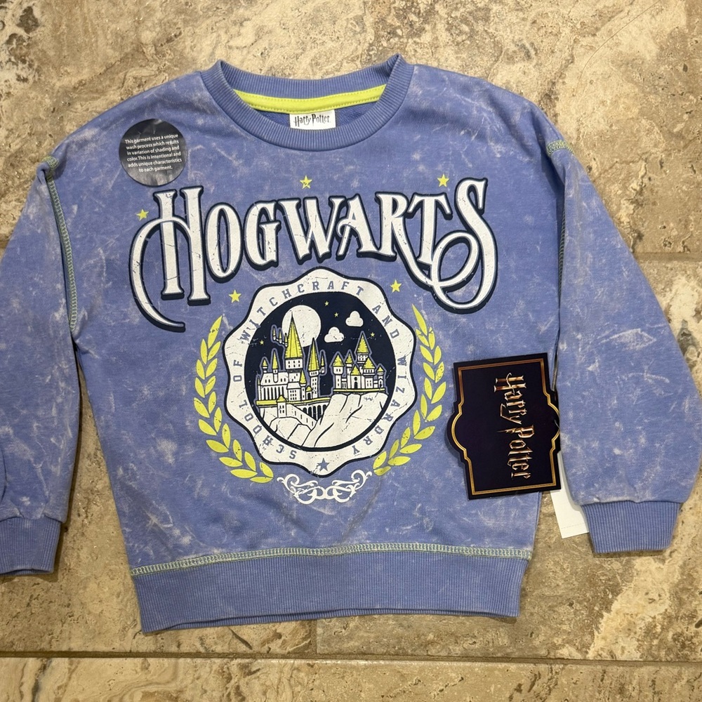 NWT size 4T Hogwarts Blue crewneck